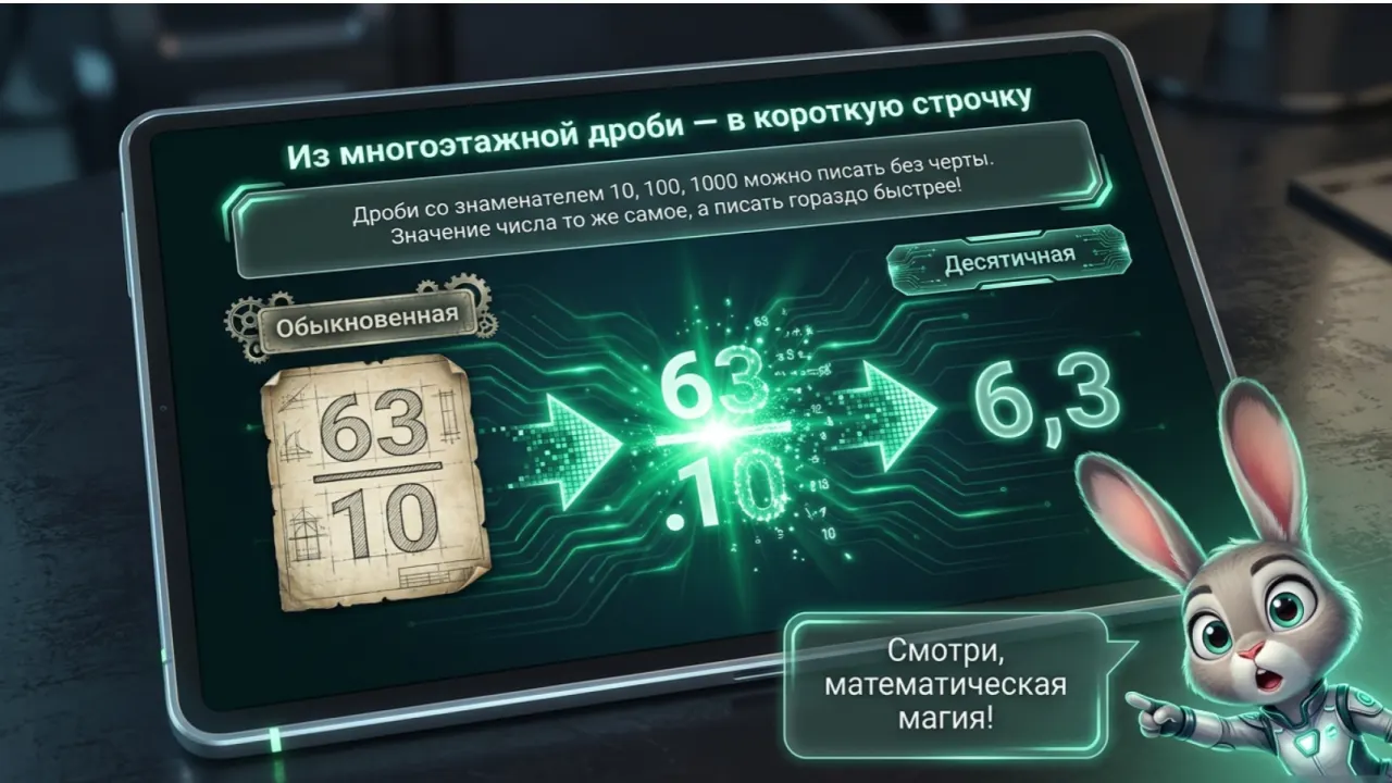 Слайд 2 презентации «Десятичные дроби в умном городе»