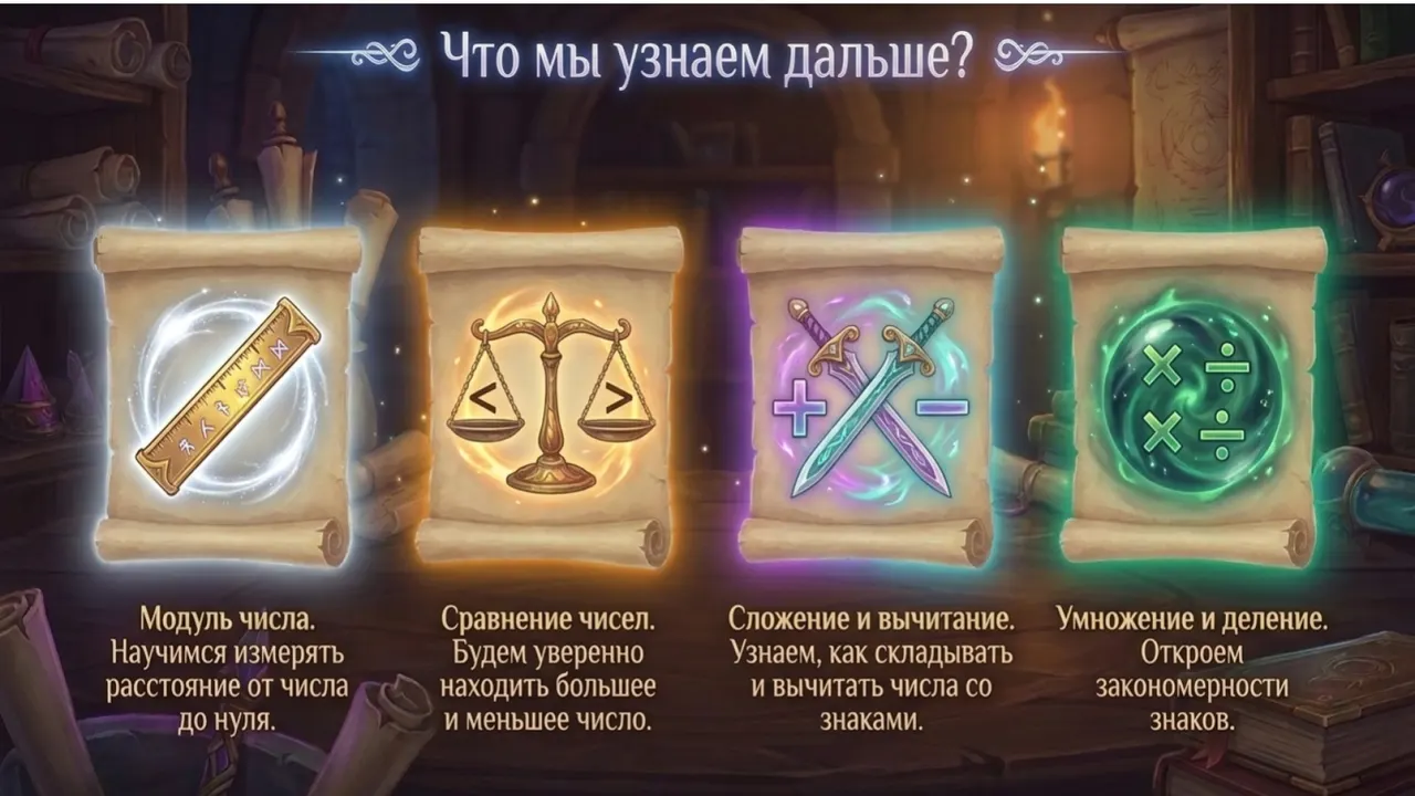 Слайд 5 презентации «Отрицательные числа: введение»