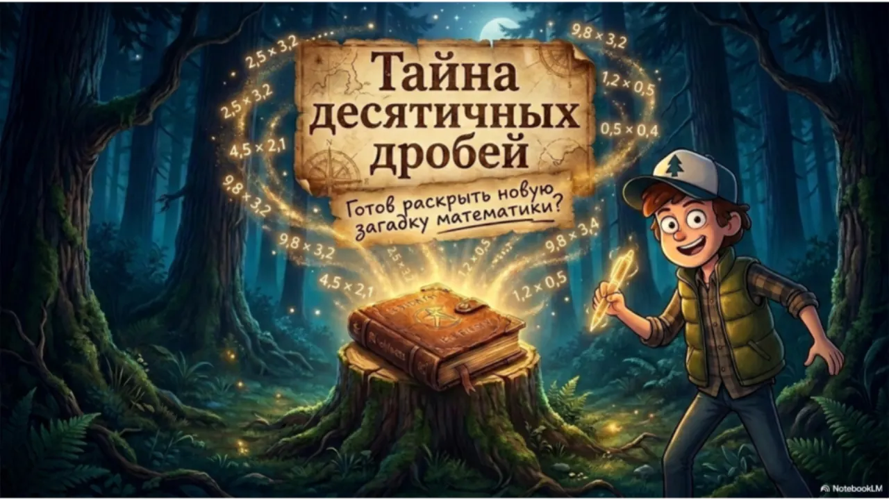 Обложка: Умножение десятичных дробей